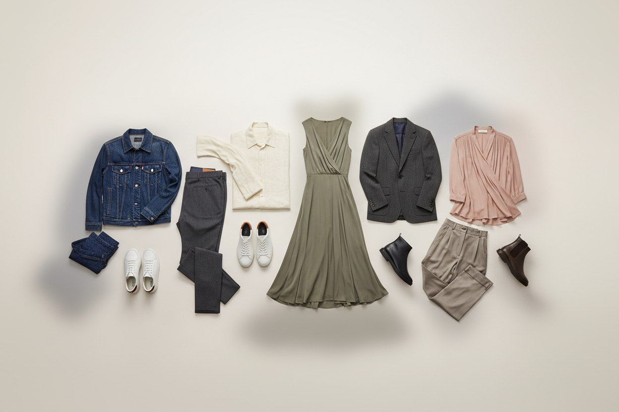 Men’s and Women’s clothing