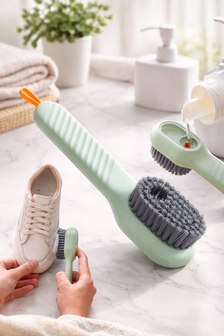 EverClean™ Pro: The All-in-One Instant Foam Shoe & Fabric Scrubber