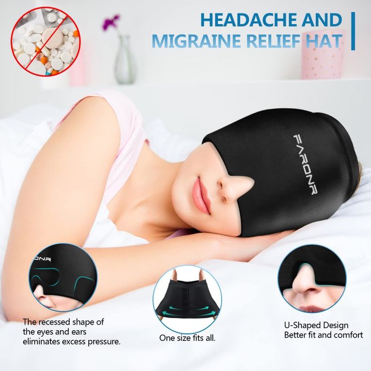 Ultra Premium Migraine Relief Cap – Cold Compression Therapy for Headache & Stress Relief