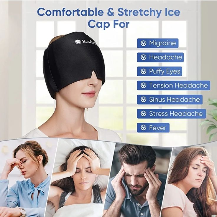 Ultra Premium Migraine Relief Cap – Cold Compression Therapy for Headache & Stress Relief