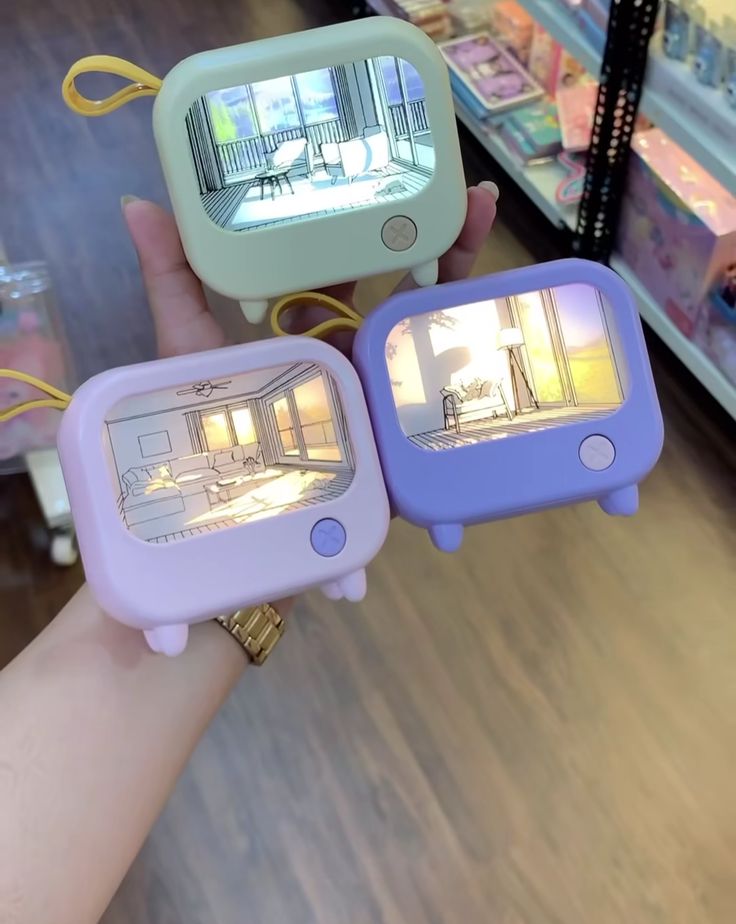 LED TV Night Light Painting Decoration Lamp