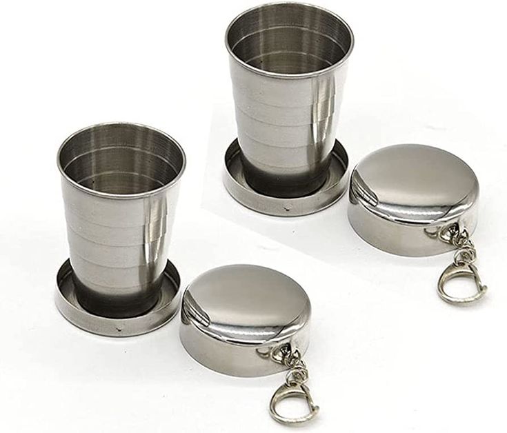 Stainless Steel Collapsible Travel Cup (or Folding Drinking Glass)