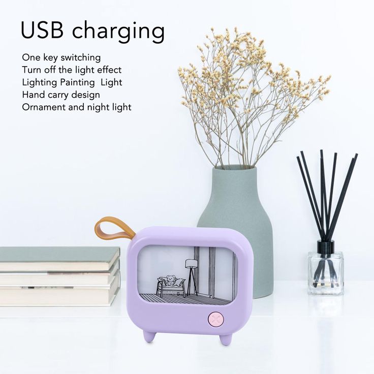 LED TV Night Light Painting Decoration Lamp