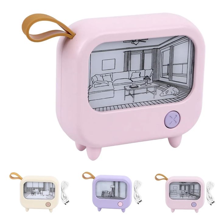 LED TV Night Light Painting Decoration Lamp