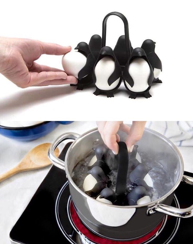 Silicone Penguin Egg Boiled Egg Stand  Cute & Functional Egg Holder for Serving Soft or Hard-Boiled Eggs