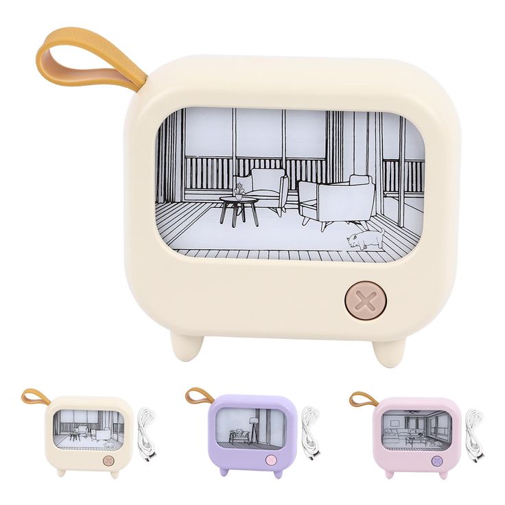LED TV Night Light Painting Decoration Lamp