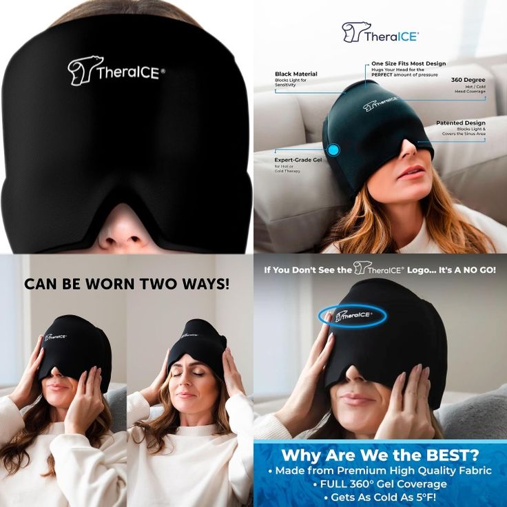 Ultra Premium Migraine Relief Cap – Cold Compression Therapy for Headache & Stress Relief